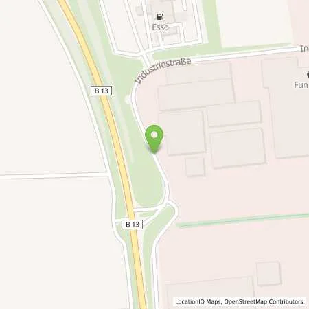 Standortübersicht der Tankstelle Esso-Autohof Gollhofen in 97258 Gollhofen