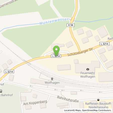 Standortübersicht der Autogas (LPG) Tankstelle: Esso Tankstelle Schumann in 34466, Wolfhagen