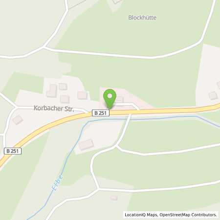Standortübersicht der Autogas (LPG) Tankstelle: Honsel Tankstelle in 34466, Wolfhagen-Ippinghausen