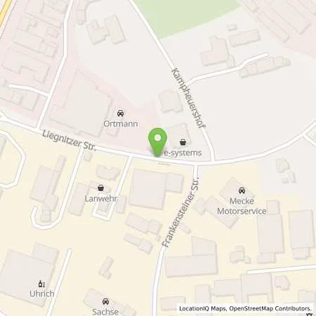 Standortübersicht der Tankstelle Lanwehr GmbH & Co KG in 58454 Witten