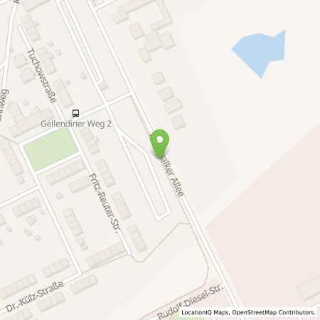 Standortübersicht der Tankstelle TOTAL Station in 17389 Anklam