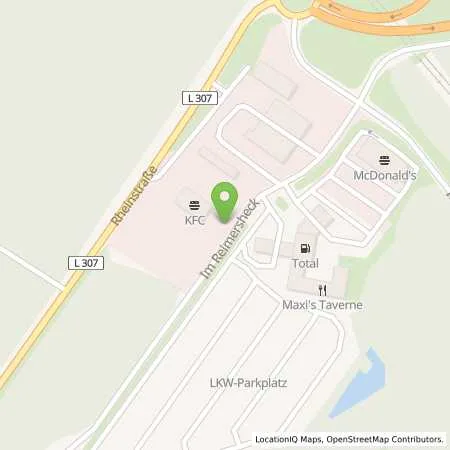 Standortübersicht der Tankstelle Maxi Autohof Mogendorf (Total) in 56424 Mogendorf