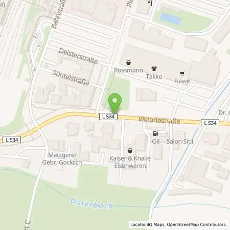 Standortübersicht der Tankstelle Oil! Tankstelle in 32423 Minden