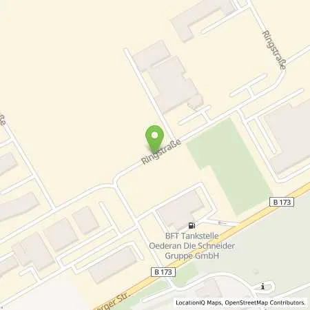 Standortübersicht der Tankstelle Die Schneider Gruppe in 09569 Oederan