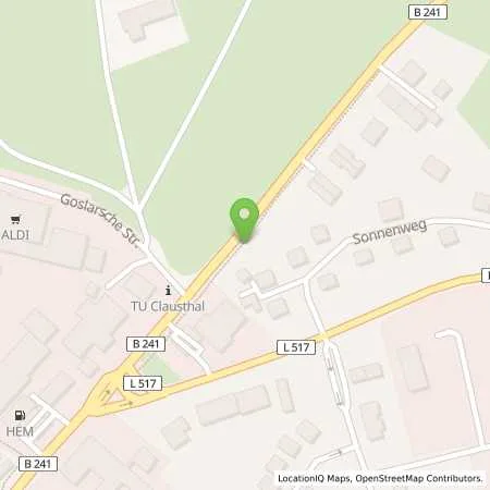 Standortübersicht der Tankstelle Aral Tankstelle Rita Herterich e.K. in 38678 Clausthal-Zellerfeld