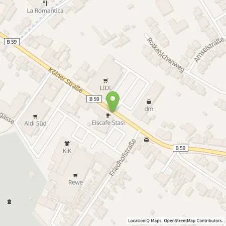 Standortübersicht der Tankstelle Ford-Wirtz OHG in 41363 Jüchen