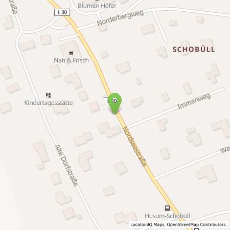 Standortübersicht der Autogas (LPG) Tankstelle: STAR Tankstelle in 25875, Schobüll