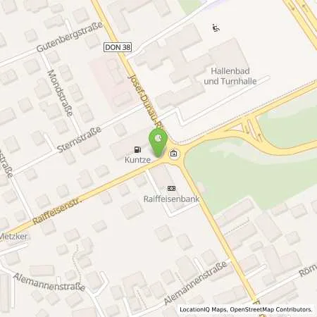 Standortübersicht der Tankstelle Tankstelle Kuntze in 86663 Asbach-Bäumenheim