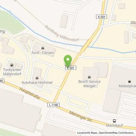 Standortübersicht der Tankstelle Autogassysteme Hommel in 98529 Suhl