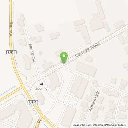 Standortübersicht der Tankstelle Jantzon-ARAL-Station Flöring in 49401 Damme