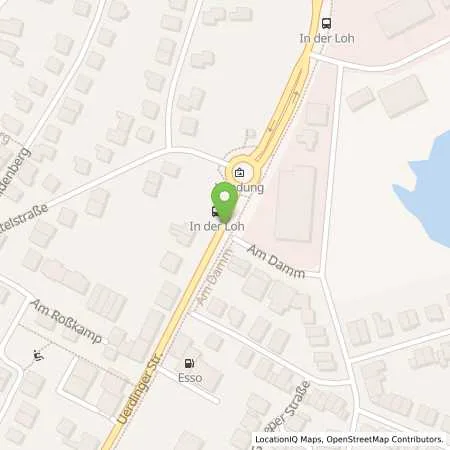 Standortübersicht der Tankstelle ESSO Tankstelle Müntefering in 40668 Meerbusch