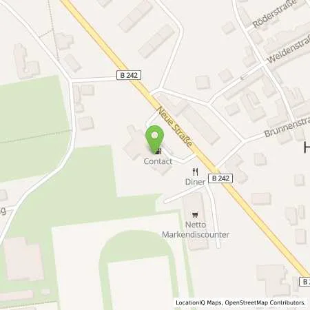 Standortübersicht der Tankstelle Tankstelle Contact im DLC-Harzgerode in 06493 Harzgerode