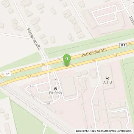 Standortübersicht der Tankstelle Sprint Tank GmbH in 14163 Berlin (Zehlendorf)