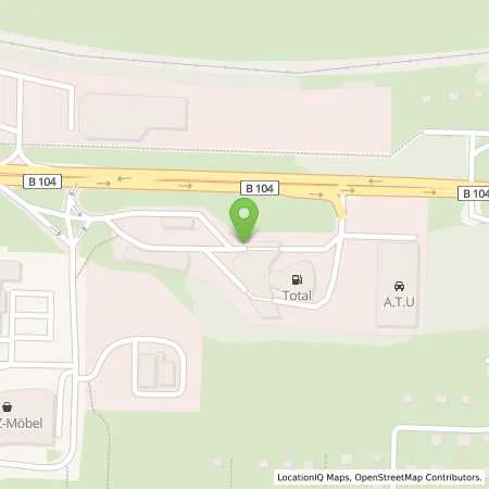 Standortübersicht der Tankstelle TOTAL Station Tempel in 17036 Neubrandenburg