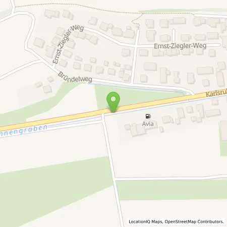 Standortübersicht der Tankstelle AVIA-Servicestation Oguz Dogu in 74889 Sinsheim