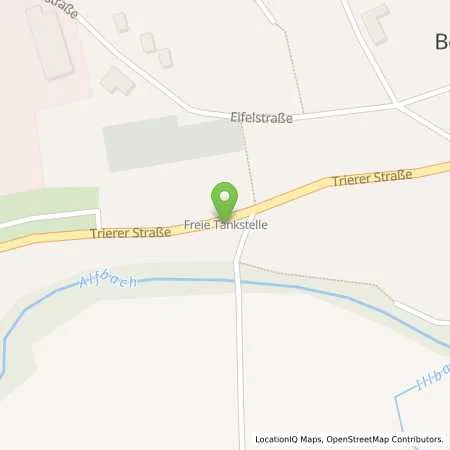 Standortübersicht der Tankstelle ED Tankstelle Stefan Becker in 54538 Bengel