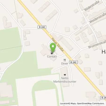 Standortübersicht der Tankstelle Tankstelle Contact im DLC-Harzgerode in 06493 Harzgerode