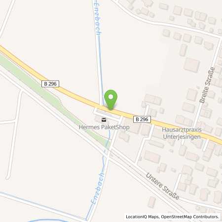 Standortübersicht der Autogas (LPG) Tankstelle: Esso-Station Schopp in 72070, Tübingen-Unterjesingen