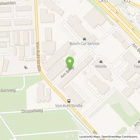 Standortübersicht der Tankstelle Vogtmann & Herold & Co. GmbH (Bosch Service) in 56070 Koblenz-Lützel