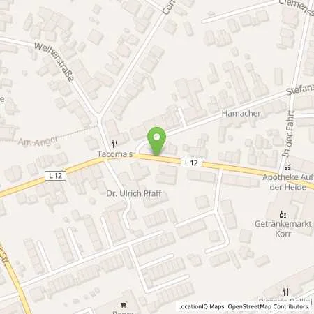 Standortübersicht der Tankstelle Esso Station Monika Palm in 52223 Stolberg (Breinig)