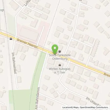 Standortübersicht der Tankstelle SCORE SB-Station in 26135 Oldenburg