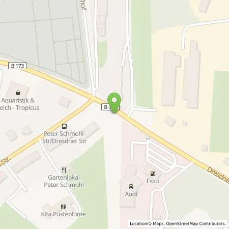 Standortübersicht der Tankstelle Autohaus Müller GmbH in 09599 Freiberg