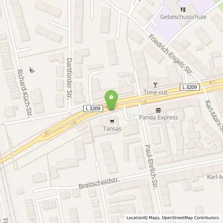 Standortübersicht der Tankstelle Calpam Tankstelle Hanau in 63452 Hanau (Lamboy)