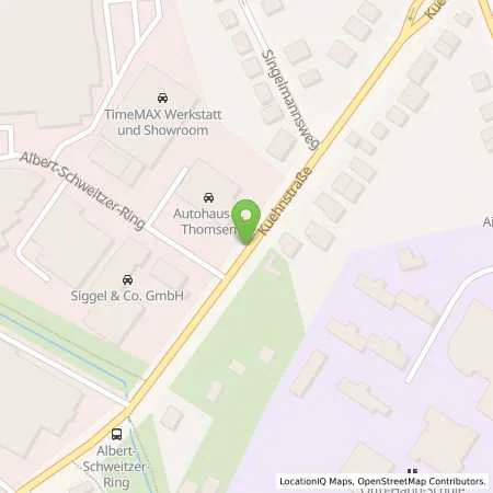 Standortübersicht der Tankstelle Becker Automobile GmbH + Co. KG in 22045 Hamburg (Tonndorf)