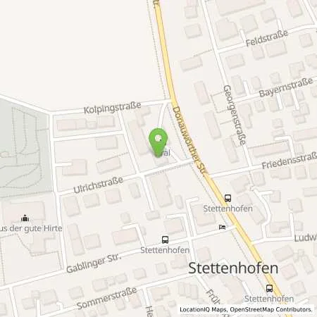 Standortübersicht der Tankstelle Aral Tankstelle Peter Beducker in 86462 Langweid