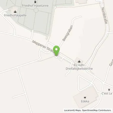 Standortübersicht der Tankstelle bft - Tankstelle B. Holtkamp KG in 49740 Haselünne