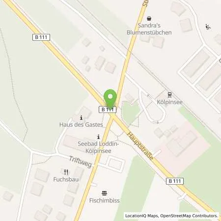 Standortübersicht der Tankstelle ESSO - Tankstelle in 17459 Koserow