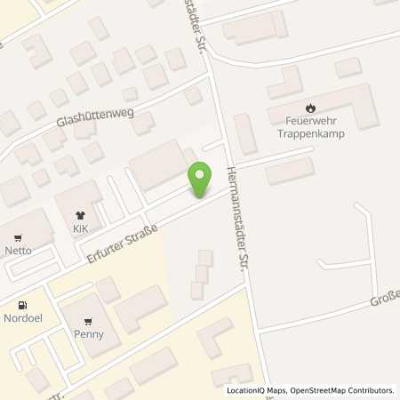 Standortübersicht der Autogas (LPG) Tankstelle: Nordoel Tankstelle in 24610, Trappenkamp