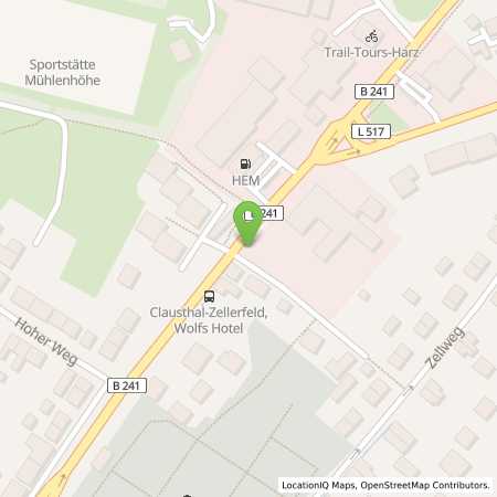 Standortübersicht der Autogas (LPG) Tankstelle: Autohaus Uhe oHG in 38678, Clausthal-Zellerfeld