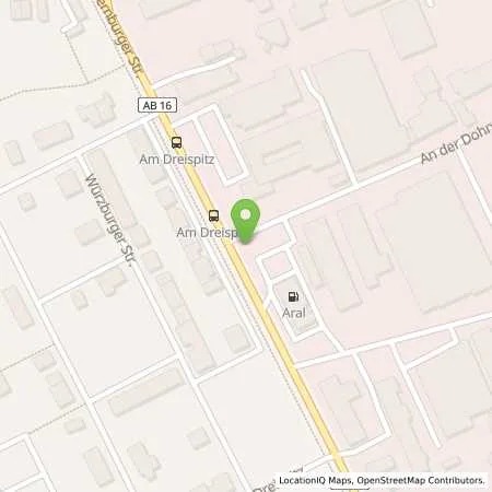 Standortübersicht der Tankstelle Aral Station XXL Truckwash.de GmbH in 63811 Stockstadt