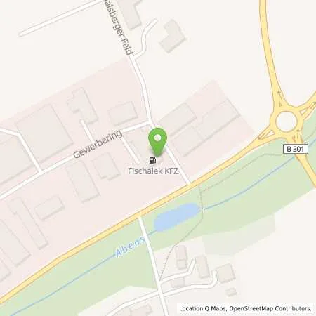 Standortübersicht der Tankstelle Fischalek KFZ in 84072 Au in der Hallertau