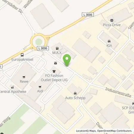 Standortübersicht der Tankstelle Tank MAX in 61449 Steinbach