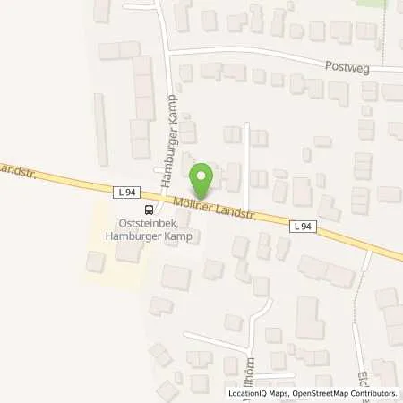 Standortübersicht der Tankstelle GO Tankstelle in 22113 Oststeinbek