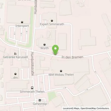 Standortübersicht der Tankstelle I & M Mietservice & Containerdienst in 52152 Simmerath