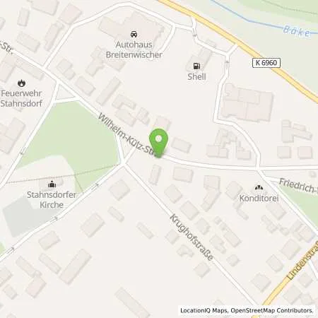 Standortübersicht der Tankstelle Wodarz Tankstellen-Betriebs- u. Service GmbH in 14532 Stahnsdorf