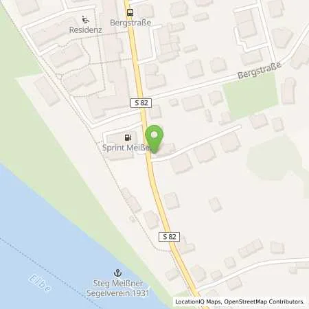 Standortübersicht der Tankstelle GO Tankstelle in 01662 Meißen