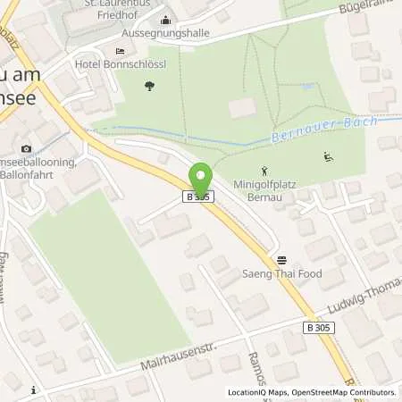 Standortübersicht der Tankstelle SIT Station - Freie Tankstelle Singer in 83233 Bernau am Chiemsee