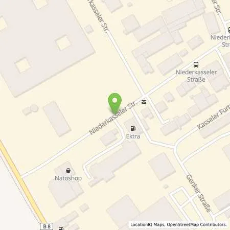 Standortübersicht der Tankstelle EKTRA GmbH in 51147 Köln