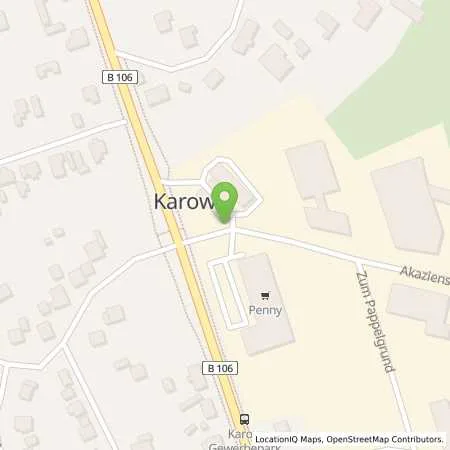 Standortübersicht der Tankstelle HEM - Tankstelle Helmut Wegner in 23966 Karow bei Wismar