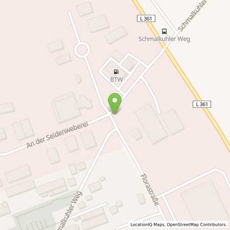 Standortübersicht der Autogas (LPG) Tankstelle: BTW Bonnes Tankstelle Waldbeck in 47608, Geldern-Waldbeck