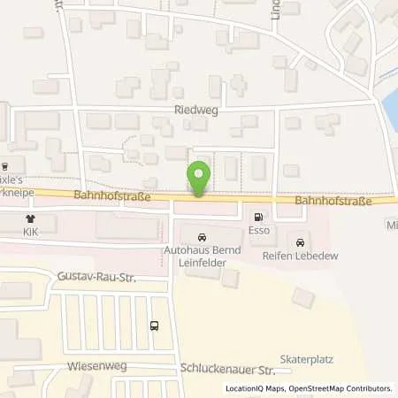 Standortübersicht der Tankstelle Autohaus Bernd Leinfelder e.K. / Esso TS in 86650 Wemding