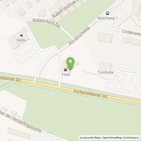 Standortübersicht der Tankstelle Total Station Günter Schmidt in 06333 Hettstedt