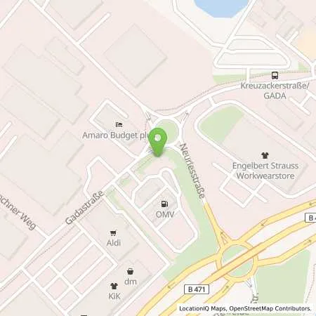 Standortübersicht der Tankstelle OMV Tank- und Waschcenter in 85232 Bergkirchen