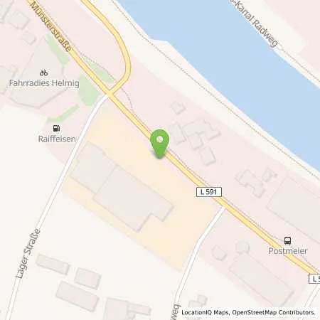 Standortübersicht der Tankstelle Raiffeisen Riesenbeck eG in 48477 Hörstel (Riesenbeck)