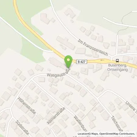 Standortübersicht der Tankstelle GT-Flüssiggas GmbH & Co. KG in 76891 Busenberg