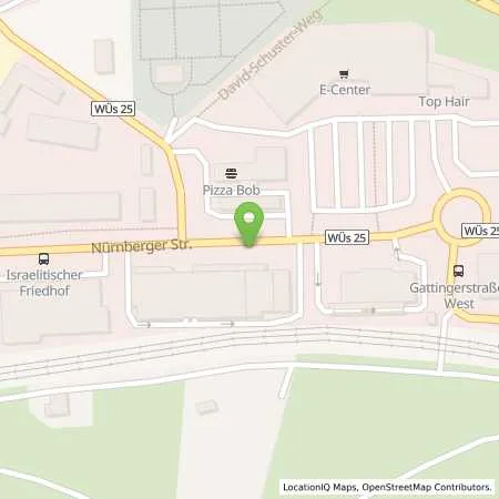 Standortübersicht der Tankstelle RAN Tankstelle in 97076 Würzburg